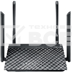 Маршрутизатор беспроводной Asus RT-AC1200 10/100BASE-TX черный (Dual Band), фото3