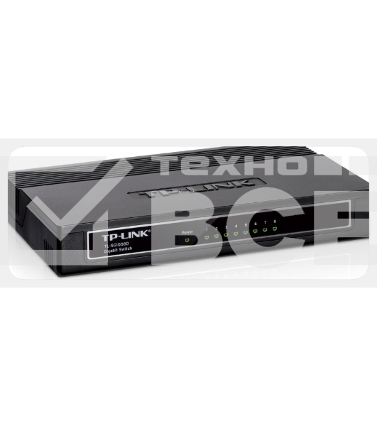 Коммутатор TP-Link SMB TL-SG1008D 8-port Gigabit Switch, plastic case