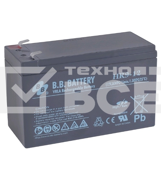 Батарея B.B.Battery HR 9-12 (12V 9Ah)