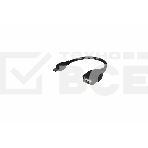Кабель USB OTG micro USB на USB шнур 0.15 м черный Rexant, фото 1