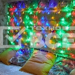 Новогодние светоукрашения NEON-NIGHT (215-119-6) Гирлянда-сеть {LED 1х1.5 мМуЛЬТИ с контроллером, 240В}, фото4