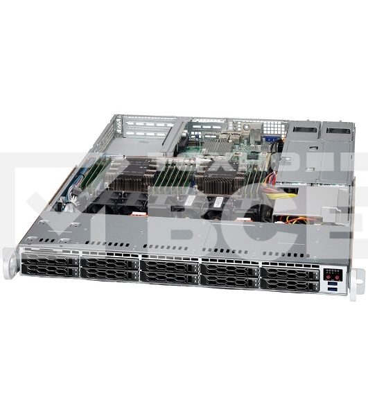 Корпус Supermicro CSE-LB16AC2-R504W SAS3 12Gb/s and NVMe support, Dual, single Intel® / AMD CPUs, 2x full height expansion slot(s), 1x low-profile expansion slot, 10 x 2.5
