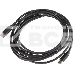 Кабель USB Type-C (m)-USB Type-C (m) 3м черный, фото4