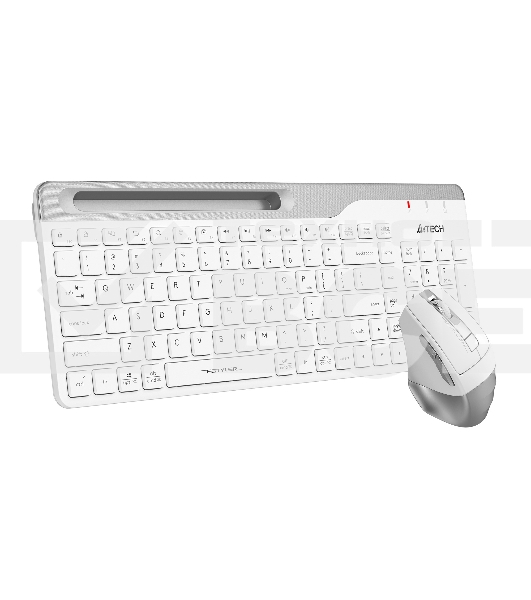 Клавиатура + мышь A4Tech Fstyler FB2535C клав:белый/серый мышь:белый/серый USB беспроводная Bluetooth/Радио slim