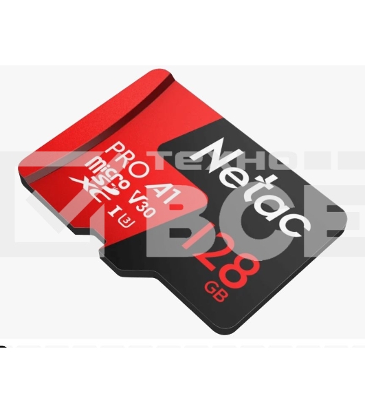 Флеш карта MicroSD card Netac P500 Extreme Pro 128GB, retail version w/o SD adapter