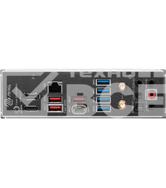 Материнская плата MSI MAG B650M MORTAR WIFI, AM5, AMD B650, 4xDDR5, 6xSATA, 2xM.2, 1xPCI-E 4.0 x16, 1xPCI-E 4.0 x4, 1xHDMI, 1xDP, 1x2.5Gb LAN, 3xUSB 3.2 Gen 2, 4xUSB 3.2 Gen 1, 1xUSB-C 3.2 Gen 2x2, 5x3.5мм аудио, 7.1, Micro-ATX