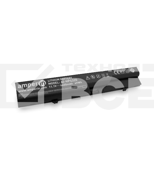 Аккумуляторная батарея Amperin для ноутбука HP ProBook 4320S 11.1V 4400mAh (49Wh)