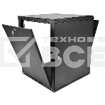 Шкаф телекоммуникационный настенный разборный ЦМО ЭКОНОМ 12U (600 x 520) дверь металл, цвет черный (ШРН-Э-12.500.1-9005), фото8