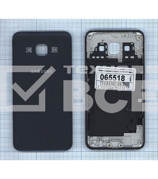 Задняя крышка для Samsung Galaxy A3 SM-A300F  черный