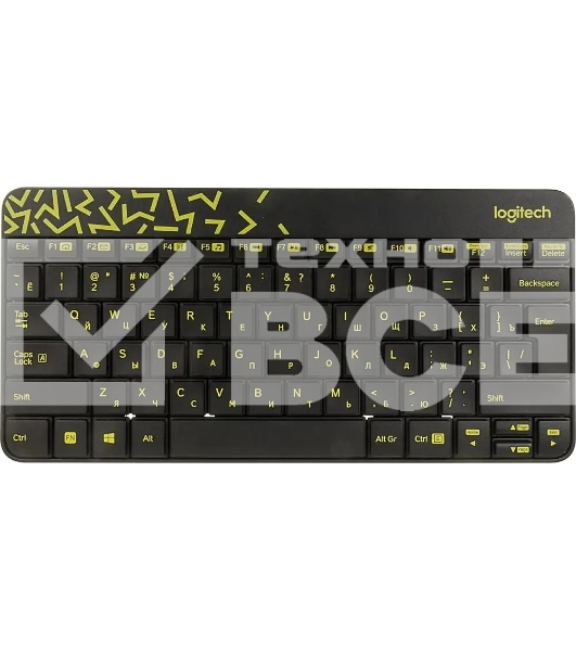 Клавиатура + мышь Logitech Wireless Desktop MK240 Nano Black Retail Combo