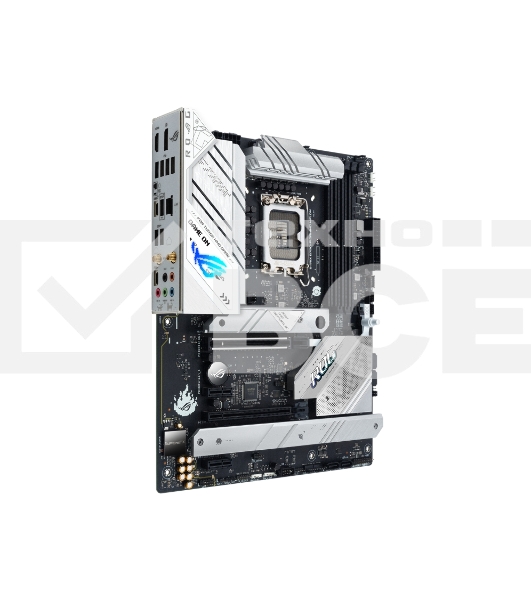 Материнская плата ASUS ROG STRIX B760-A GAMING WIFI, LGA 1700, Intel B760, 4xDDR5, 4xSATA, 3xM.2, 1xPCIe 5.0 x16, 1xPCIe 3.0 x4, 1xHDMI, 1xDP, 1x 2.5Gb LAN, 1xUSB-A 3.2 Gen 2, 2xUSB-A 3.2 Gen 1, 4xUSB 2.0, 5x3.5 мм, 7.1, Standard-ATX