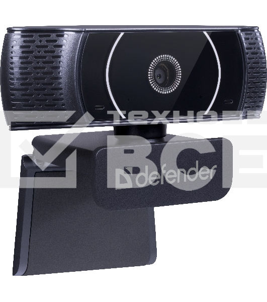 Камера-Web Defender G-lens 2590 black (3,7МП, QHD 2K 1440p, 86,1°)