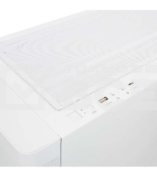 Компьютерный корпус  HSPD M740, Mesh Mid Tower, белый, TG, 0.6 SPCC, 4x120mm ARGB E-ATX, ATX, mATX, mITX 170/400/200mm 4x2.5