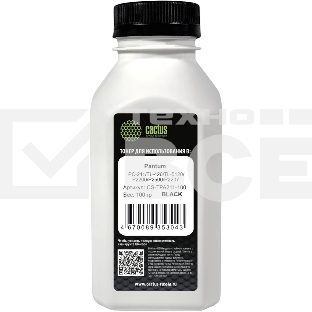 Тонер Cactus CS-TPA211-100 черный флакон 100гр. для принтера Pantum PC-211/TL-420/TL-5120/P2200/P2500/P2207