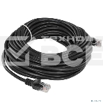 Патч-корд UTP Cablexpert PP12-10M/BK кат.5e, 10м, литой, многожильный, черный, фото3