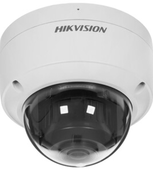 Видеокамера Hikvision DS-2CD2127G2-SU(C)(4мм) 2Мп уличная купольная IP-камера с технологией AcuSense1/2.8' Progressive Scan CMOS; объектив 4мм; угол обзора 84°; 0.0005лк@F1.0; сжатиеH.265/H.265+/H.264/H.264+/MJP