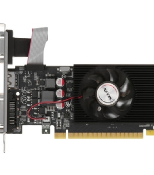 Видеокарта AFOX GT610 1Gb LP DDR3 64BIT DVI HDMI VGA SINGLE FAN RTL