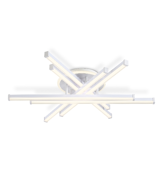 Потолочный светодиодный светильник Ambrella light FL6271 WH белый 98W 3000K-6400K 700*615*135 (ПДУ ИК)