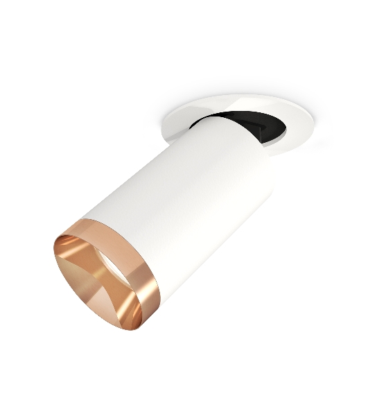 Светильник Ambrella Light XM6322205 SWH/PPG белый песок/золото розовое полированное MR16 GU5.3 (A2241, C6322, N6135)