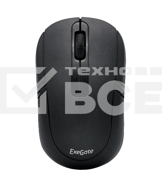 Мышь беспроводная ExeGate Professional Standard SR-9021 черный, 1200 dpi, радиоканал, USB, кнопки - 3