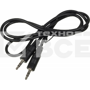 Кабель аудио Ningbo Jack 3.5 (m)/Jack 3.5 (m) 1м. черный