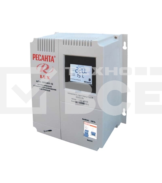 Стабилизатор напряжения Ресанта АСН-3000Н/1-Ц Lux