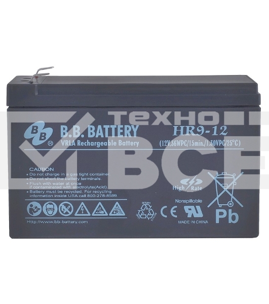 Батарея B.B.Battery HR 9-12 (12V 9Ah)