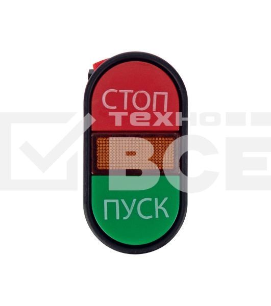 Кнопка APBB-22 «Пуск-Стоп» овальная 230 В NO+NC Rexant