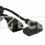 Hyperline PWC-IEC19-IEC20-1.0-BK Кабель питания IEC 320 C19 - IEC 320 C20 (3x1.5), 16A, прямая вилка, 1м, цвет черный, фото3
