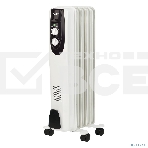 Масляный обогреватель Ballu Classic BOH/CL-05WRN (5 секций), белый, 1000 Вт, 15 м2, термостат, фото2