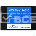 Накопитель SSD WD Blue SA510 WDS500G3B0A, 500GB, SATA III, 2.5