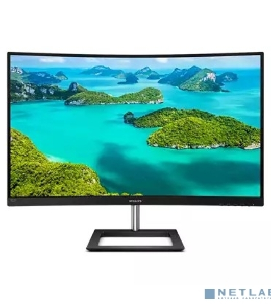 Монитор 31.5' Philips 322E1C VA 1920x1080, 75 Гц, 4 мс, 16:9, 250 кд/м2, 1xHDMI, 1xDP, изогнутый, 1x3.5 мм, черный
