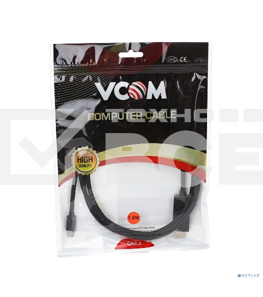 Кабель-переходник Mini DP M to HDMI M 1.8m VCOM (CG695)