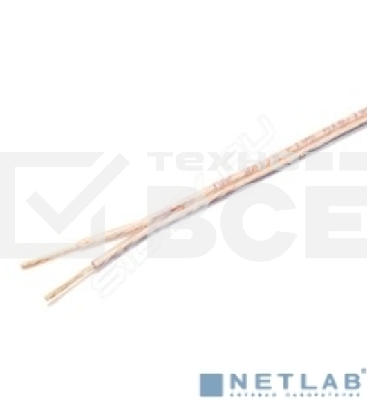 Акустический кабель Cablexpert CC-TC2x1,5-50M, прозрачный,  50 м, на катушке