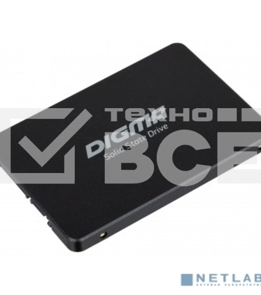 Накопитель SSD Digma Run P1, 256Gb, SATA III, 2.5