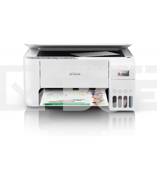 МФУ струйный Epson L3256 (C11CJ67407/C11CJ67414/C11CJ67421/C11CJ67519/C11CJ67504/C11CJ67524/C11CJ67516), A4 цветное, печ. до 10 стр/мин. (ч/б) до 5 стр/мин. (цвет), 1440 x 5760 dpi (печать) 1200x2400dpi (скан.), USB, Wi-Fi