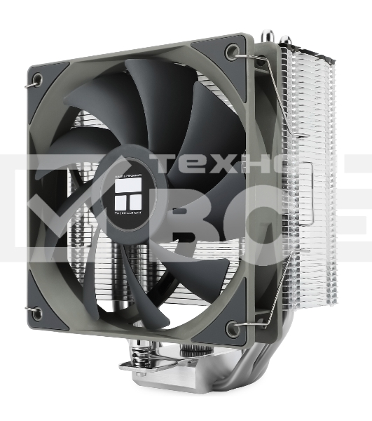 Кулер для процессора Thermalright Assassin Spirit 120 V2 серебристый/черный/серый (4-pin PWM, 154mm, Al/Cu, 4x6mm, 1x120mm, 66.17CFM, 25.6dBA, 1500RPM, S: 1851/1700/1200/115X, AM5/AM4)
