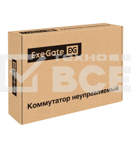 Коммутатор неуправляемый ExeGate EDES-1016D (16-портовый UTP 10/100Mbps, металлический корпус, с возможностью установки в стойку)