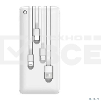 Портативный аккумулятор Powerbank Perfeo ABSOLUTE 10000mah In Micro usb,USB/Out USB,Micro usb,Type-C,Lightning, 2.1А/белый (PF_B4879), фото4