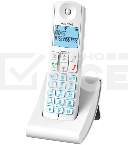 Радиотелефон ALCATEL F685 RU белый