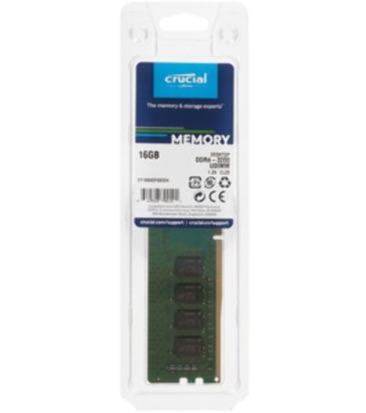 Оперативная память Crucial, DDR4, 16GB (1x16 GB), 3200 MHz, CL22, DIMM