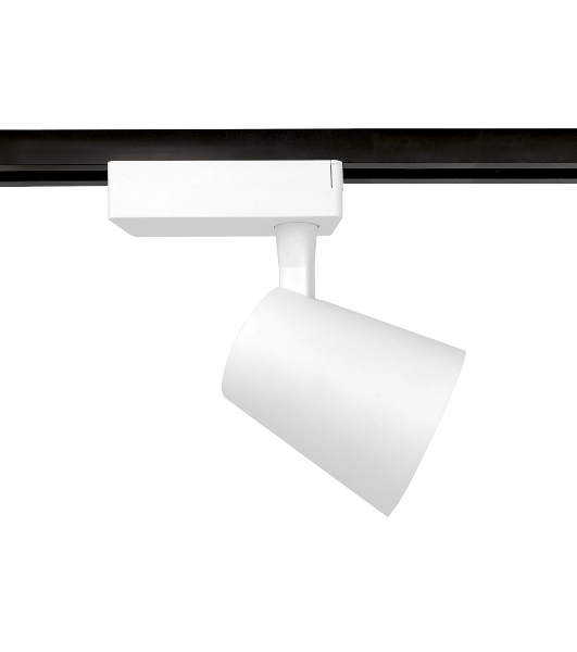 Трековый однофазный светодиодный светильник Ambrella light GL5974 WH белый LED 15W 4200K 24°