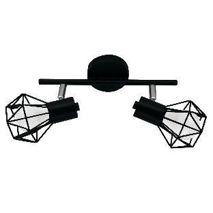 Светильник Ambrella light TR8621/2 BK/CH черный/хром E27*2 max 40W 260*91*175