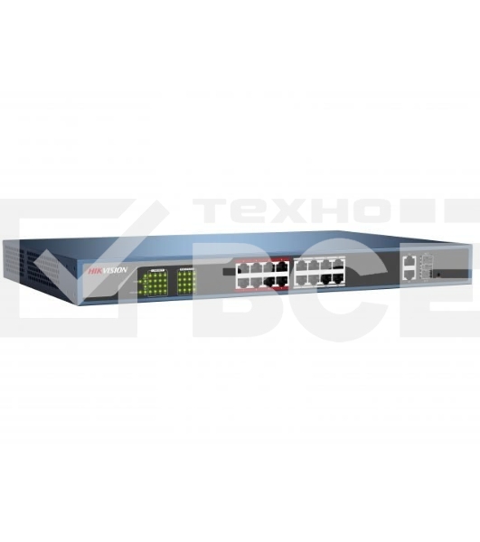 Коммутатор Hikvision DS-3E0318P-E 16xPOE