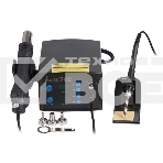 Станция паяльная термовоздушная + паяльник Lukey 702, фото2