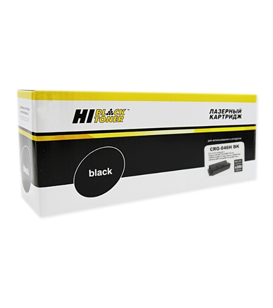 Картридж Hi-Black (HB-CRG-046H BK) для Canon LBP-653/654/MF732/734/735, Bk, 6,3K
