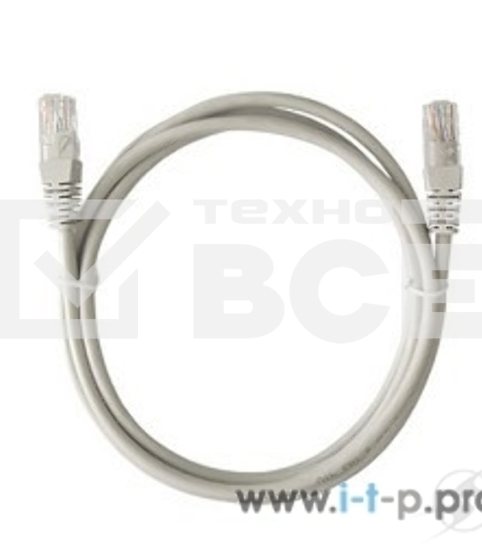 Патч-корд UTP Rexant 5e кат. литой 2.0м сер.