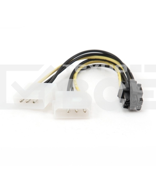 Кабель Gembird Разветвитель питания , 2xMolex->PCI-E 6pin, для подкл. в/к к б/п CC-PSU-6