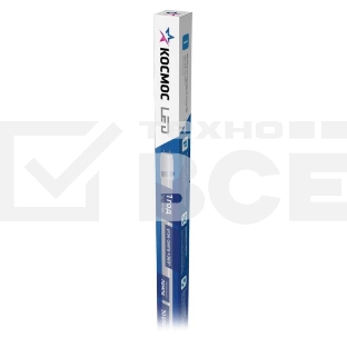 Лампа светодиодная 10Вт 220В G13 4000К GLASS 600мм T8 Космос Lksm_LED10wG13T840GL