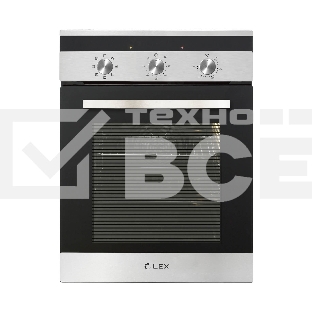 Духовой шкаф LEX EDM 4570 IX  55 л, таймер, 7 функций, встраиваемый